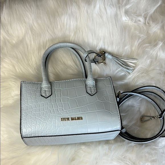 Steve Madden Blue Mini Bag with Structured Design - Picture 2 of 6